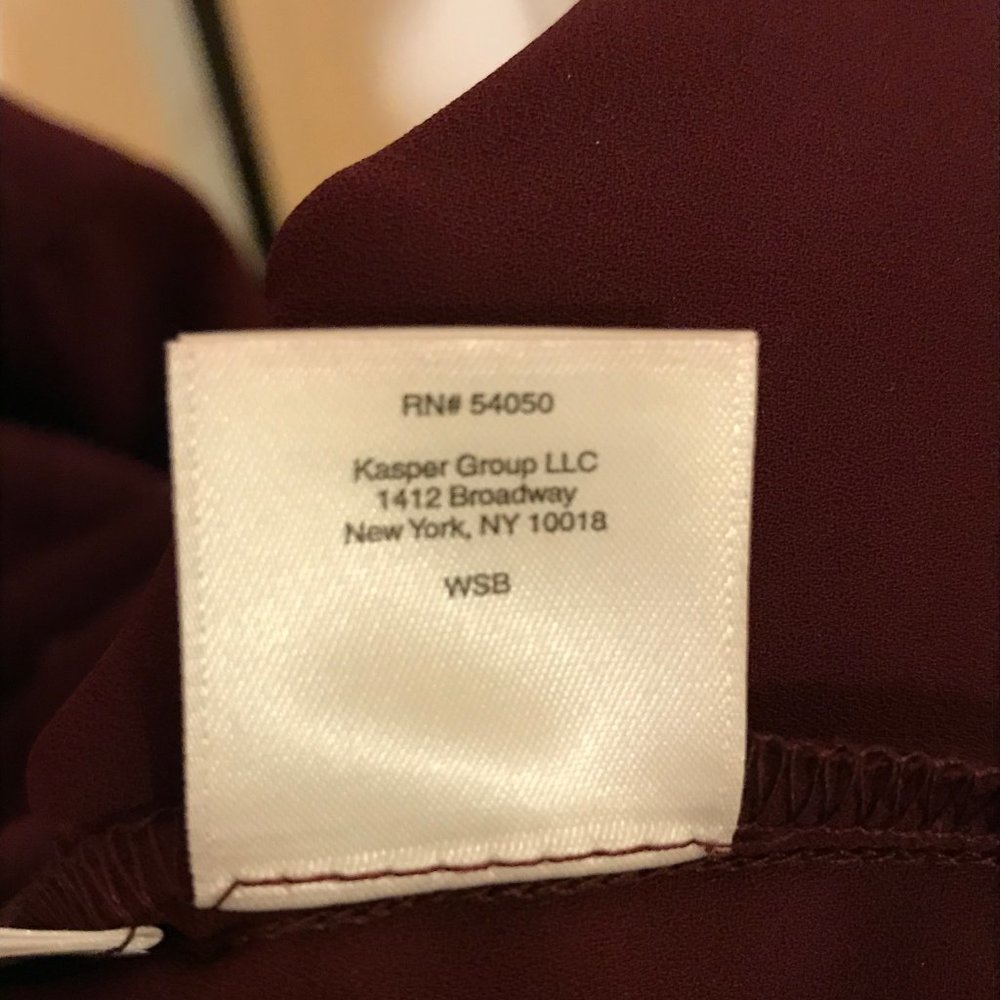Nine West Women's Buttoned Down Blouse( 2 Pockets) - Picture 4 of 4